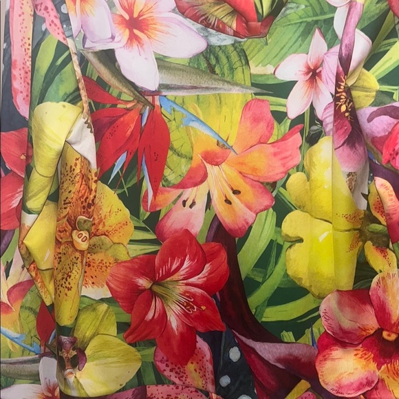 Mikaela Pabon NWT Tropical Floral Hoodie w/ Vibrant Colors size Large - Picture 8 of 12